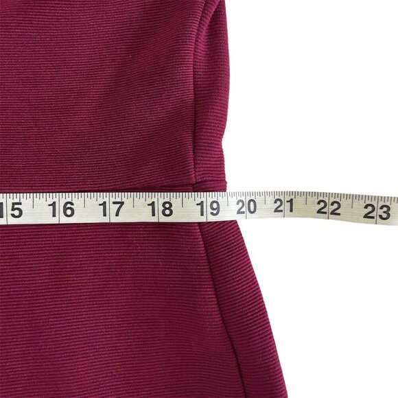 ASOS Curve Dress Size 18 Burgundy Red Holiday Modest Office Career Business Chic - Picture 14 of 16
